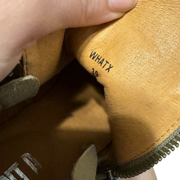 Silent D heeled ankle boots khaki western pointed toe booties 39/ 8 - 8.5 - Picture 9 of 16